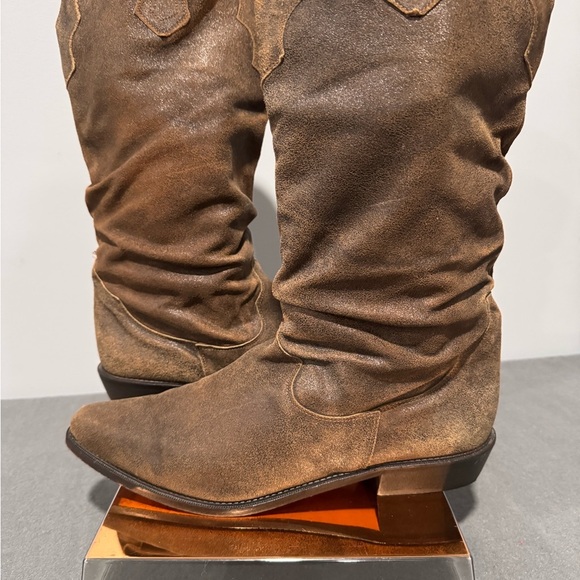 Zodiac Brown Slouchy Ankle Boots - Picture 1 of 10